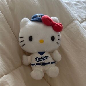 Hello Kitty Plush in White and Blue Outfit